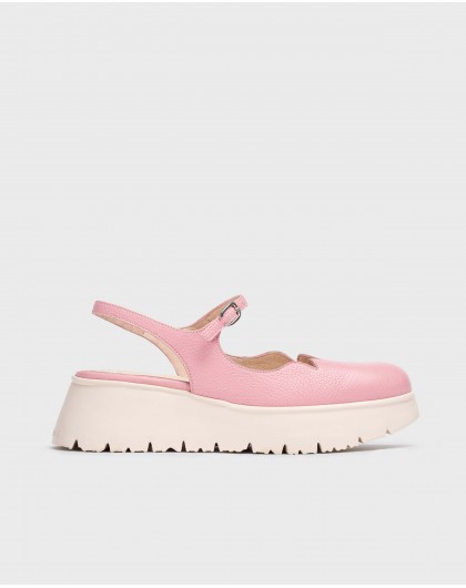 Wonders-Flat Shoes-Pink Basilea Shoes
