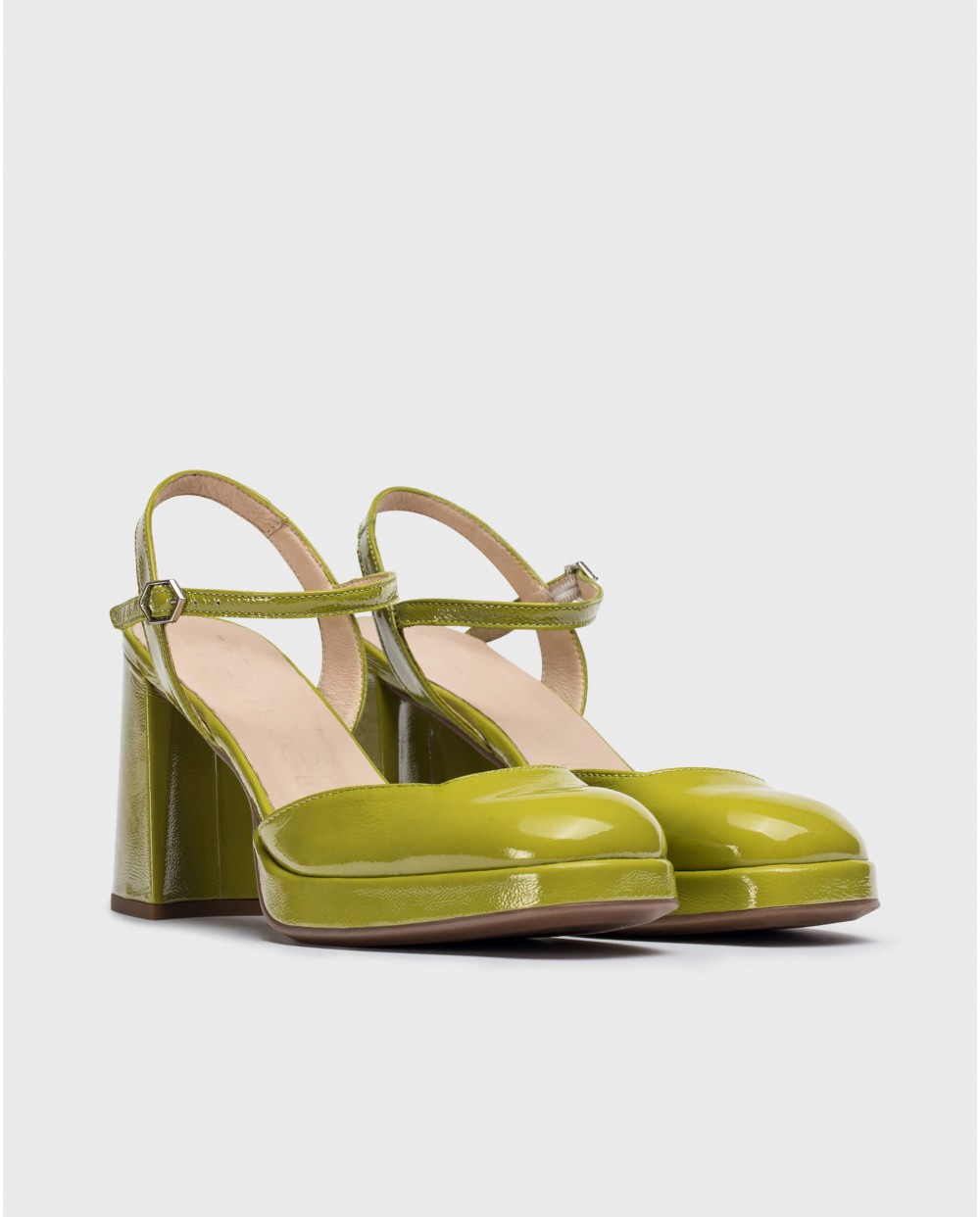 Wonders-Zapatos de mujer-Plataforma SELENA Verde