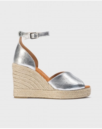 Wonders-Women shoes-Silver MANLY Espadrilles