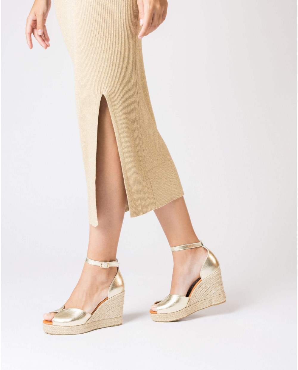 Wonders-Women shoes-Metallic MANLY Espadrilles