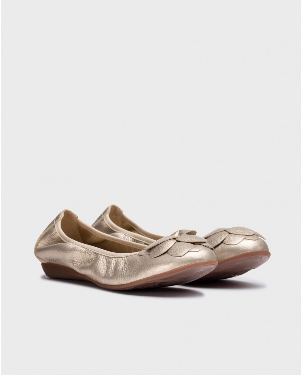 Wonders-Women shoes-Metalic PRAGA Ballet flat