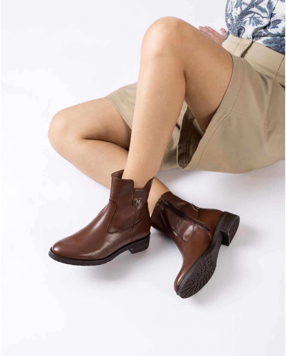 Wonders-Ankle Boots-Brown SAMANTHA ankle boots