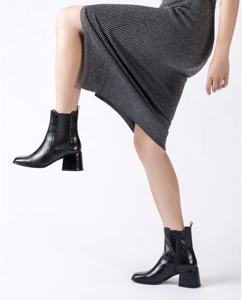 Wonders-Ankle Boots-Black RORI ankle boots