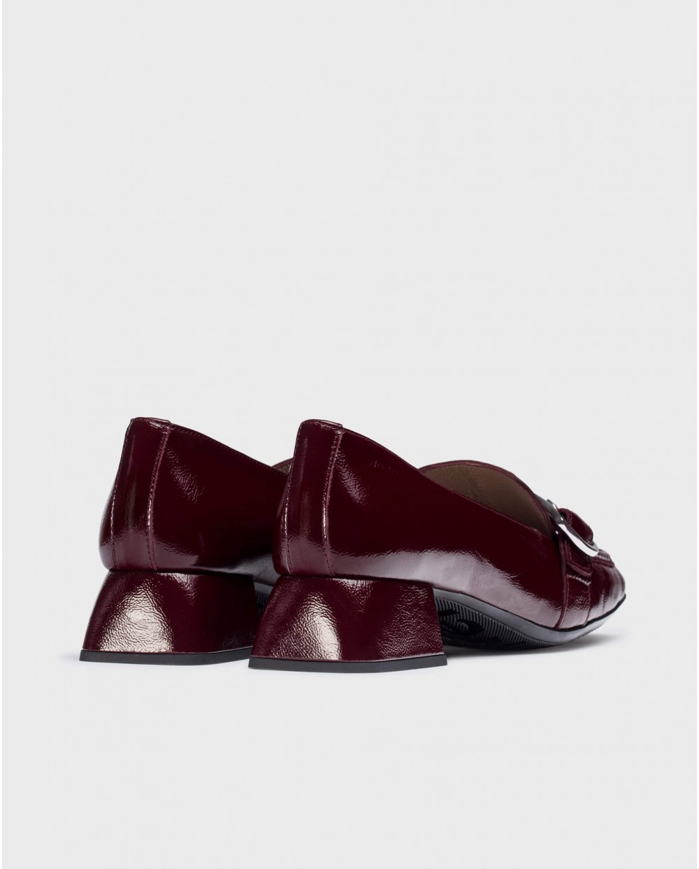 Wonders-Heels-Burgundy JAMES loafers