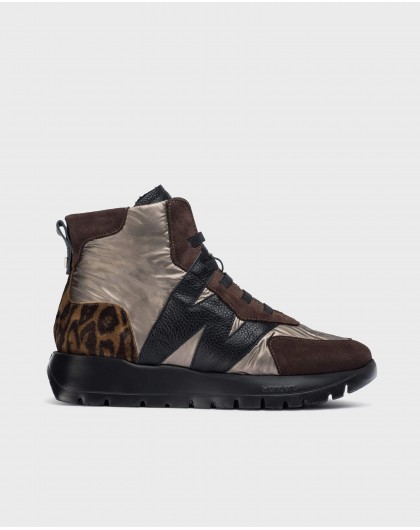 Wonders-Sneakers-ENGLAND Brown Sports Ankle Boot