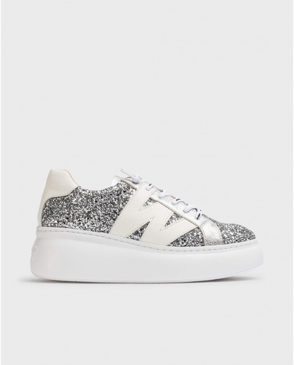 Wonders-Sneakers-Silver Glitter DORITA Sneaker