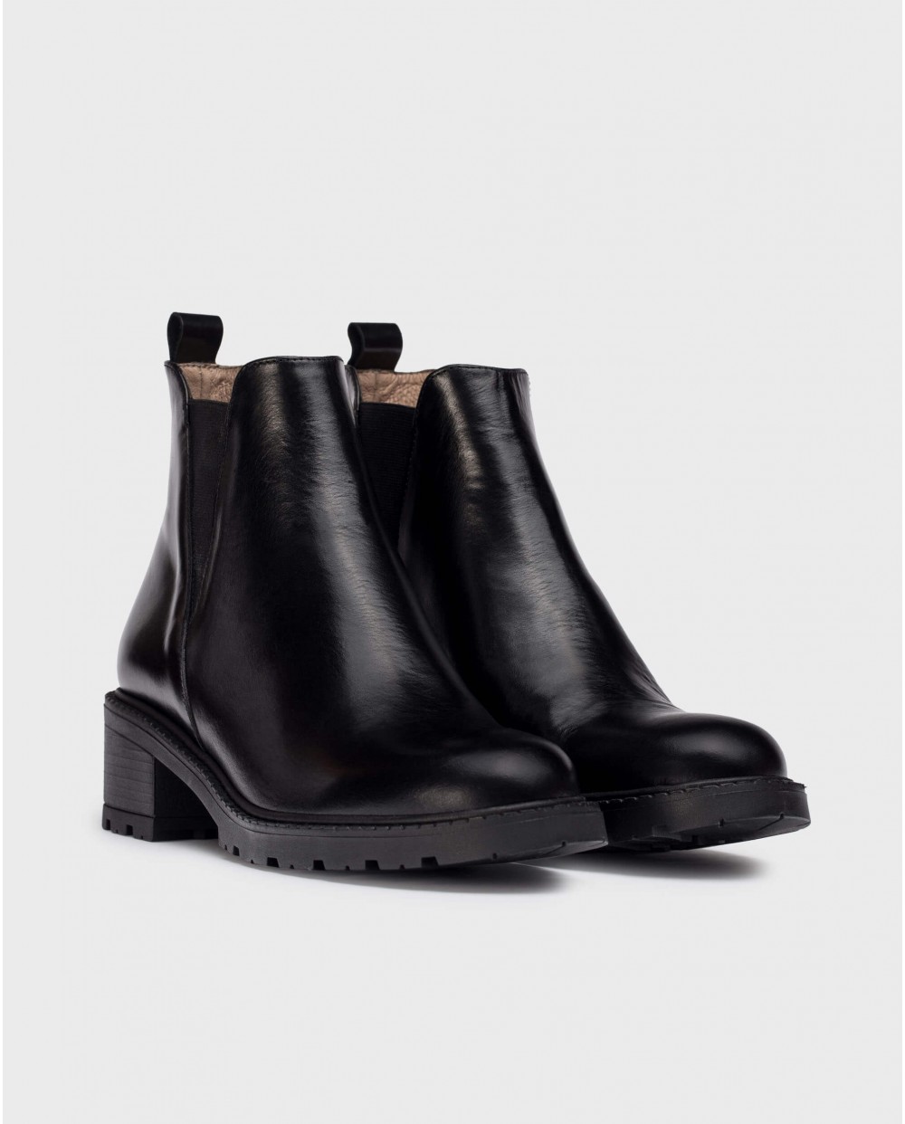 Wonders-Ankle Boots-Black GALAXIA ankle boot