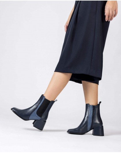 Wonders-Ankle Boots-Blue RORI ankle boots