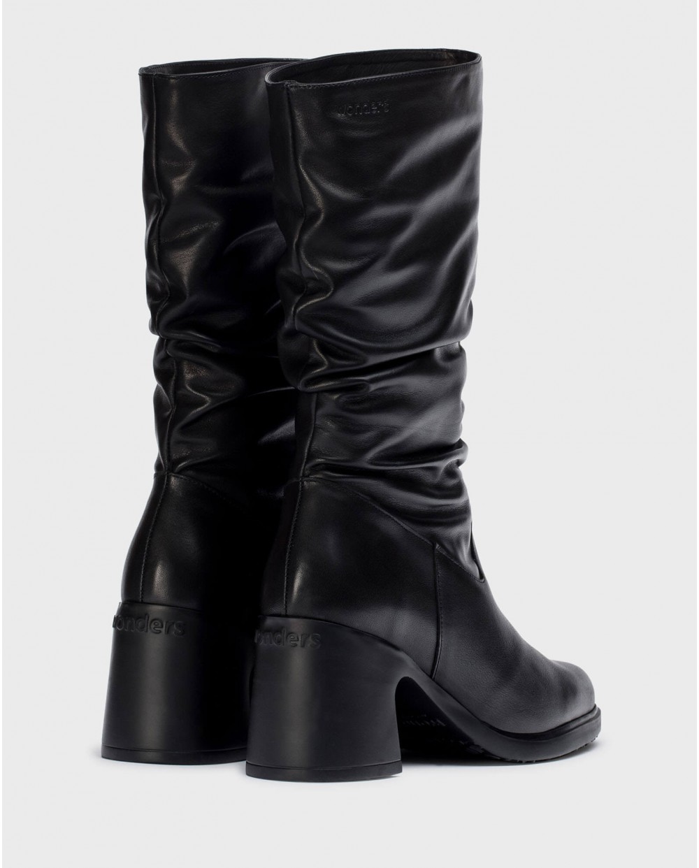 Wonders-Ankle Boots-Black BUSY Ankle Boots