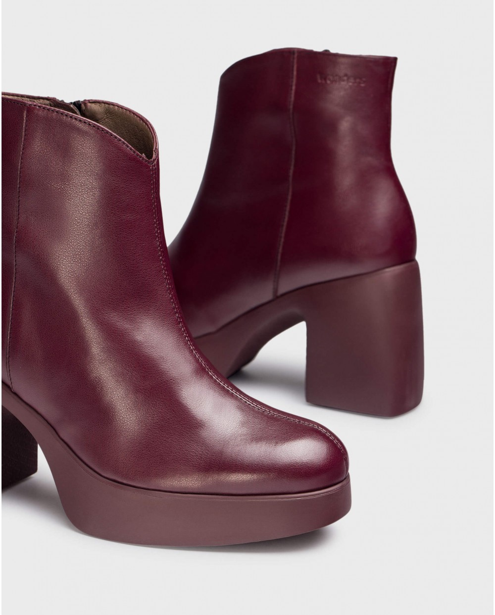 Wonders-Ankle Boots-Burgundy PAROS ankle boot