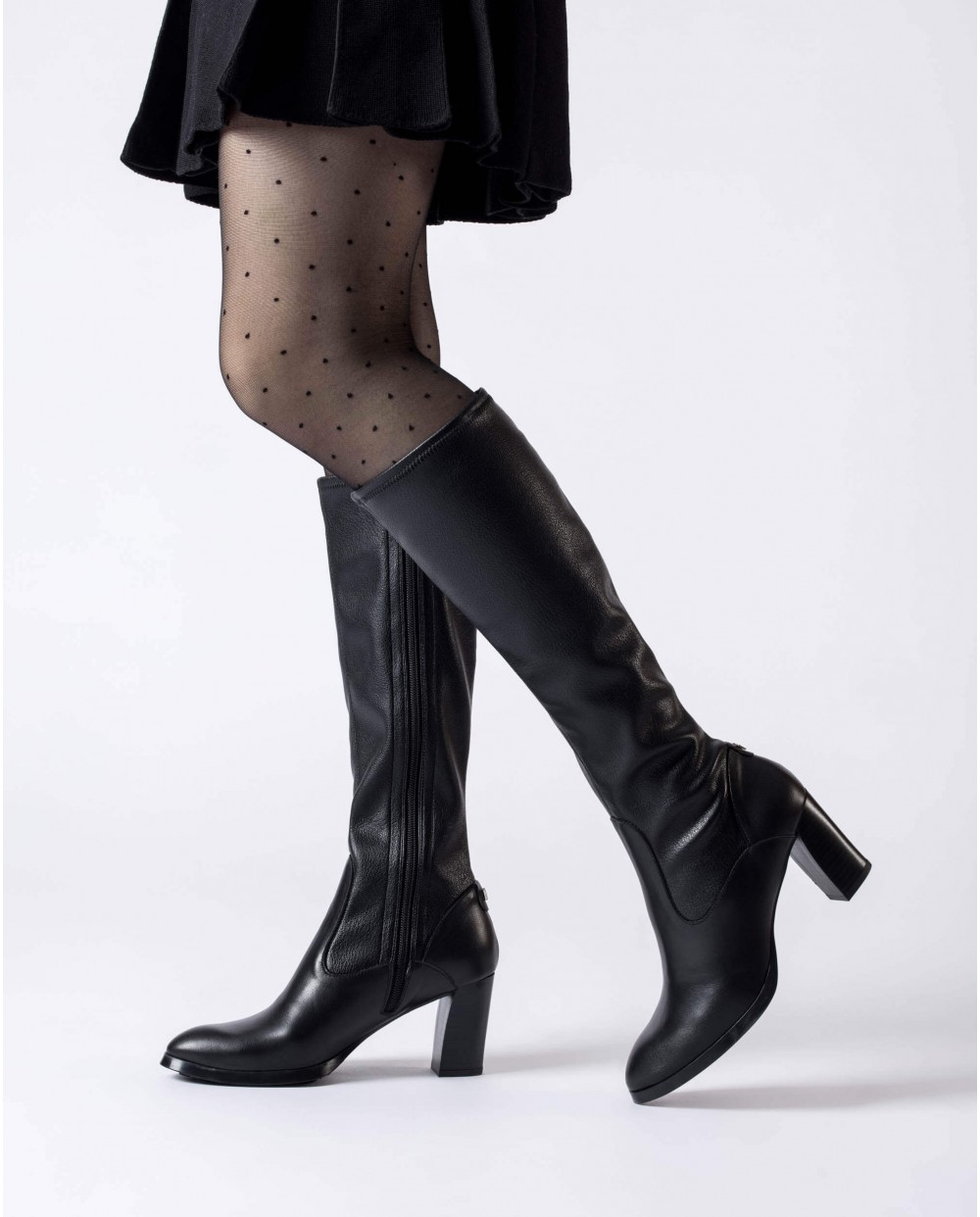 Wonders-Boots-Black MELINA Boots