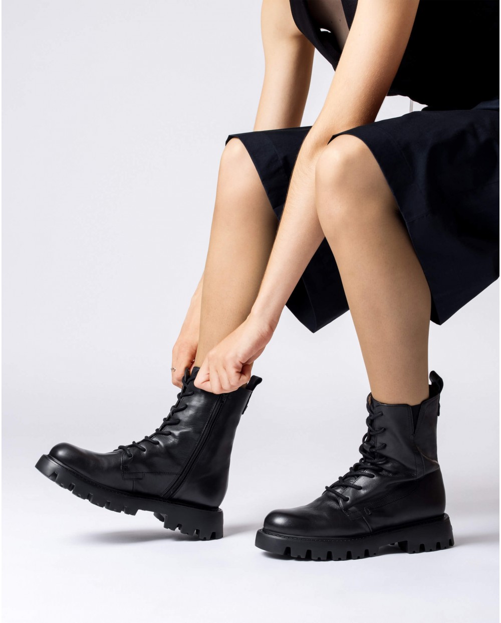 Wonders-Ankle Boots-Black CAMILA ankle boots