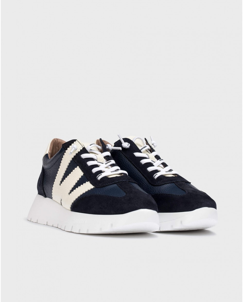 Wonders-Sneakers-Navy Blue RACER Sneaker