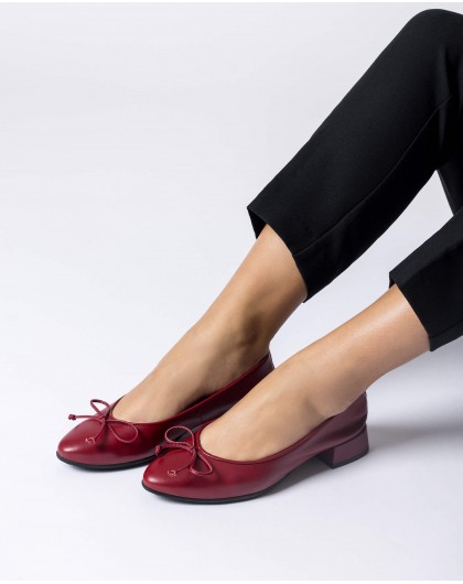 Wonders-Flat Shoes-Red DARI ballet flat