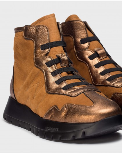 Gold ENGLAND Sports Ankle Boot