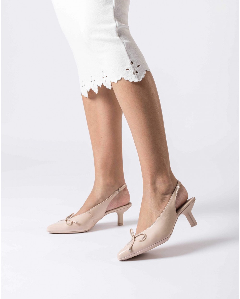 Wonders-Heels-Pink INGRID Slingback