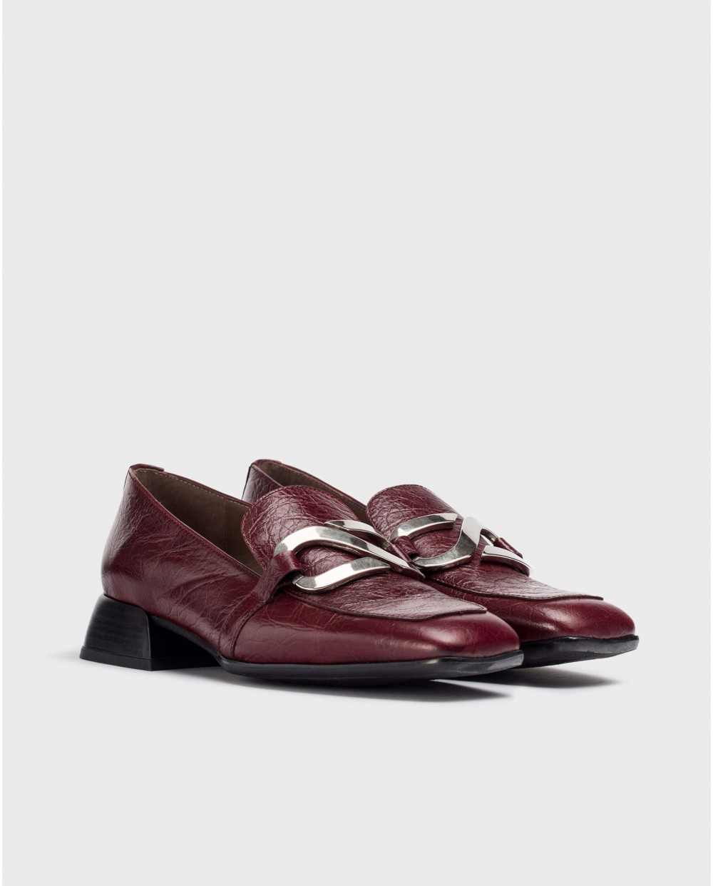 Burgundy SURI Loafers