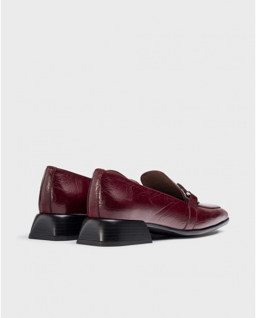 Burgundy SURI Loafers