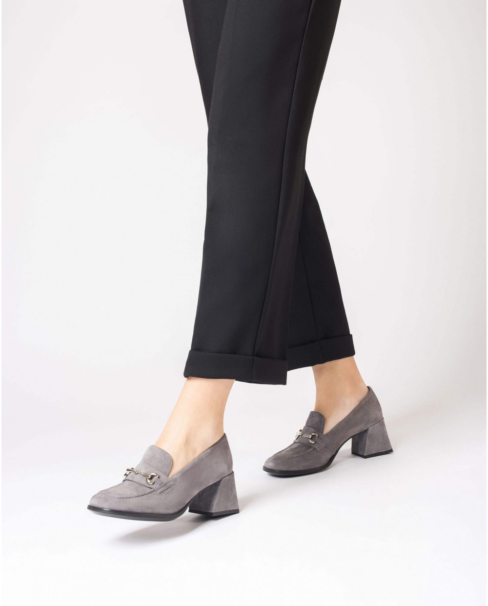 Grey CELIA Moccasin