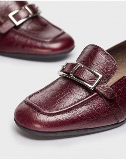 Burgundy GIFT moccasin