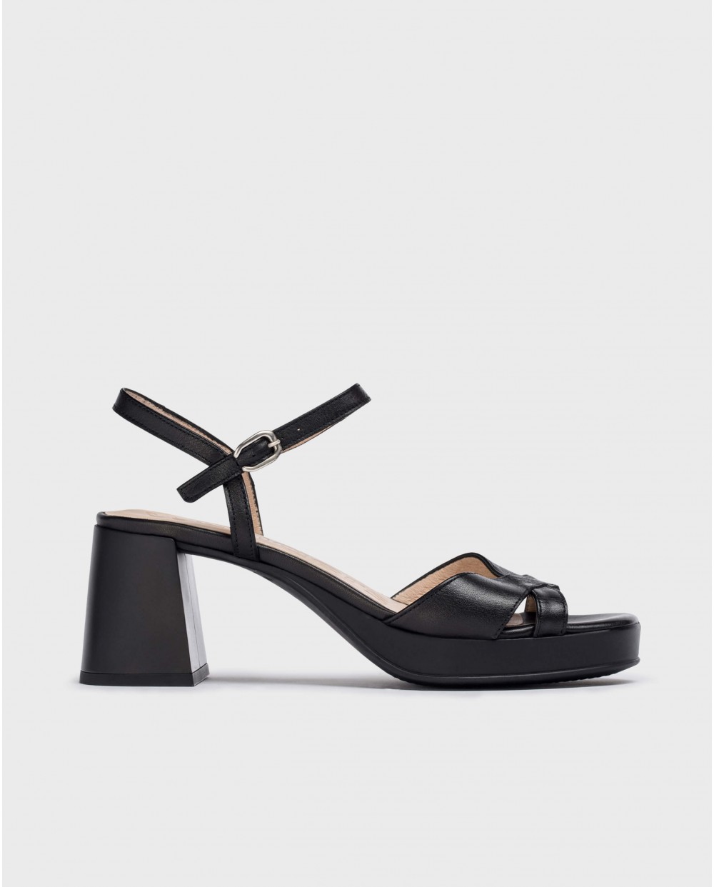 Black LOLA Heeled sandals