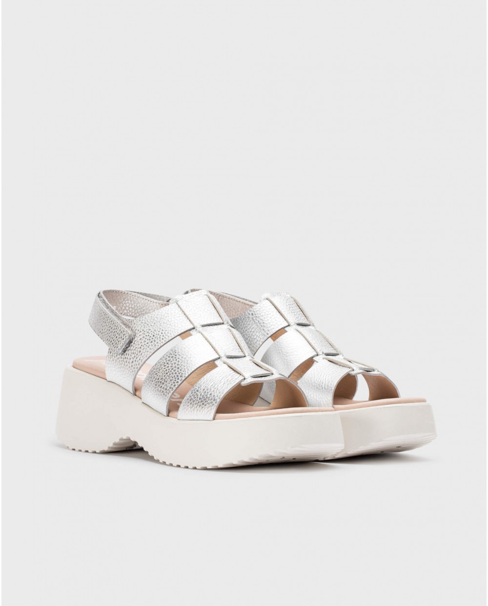 Silver NORA sandals