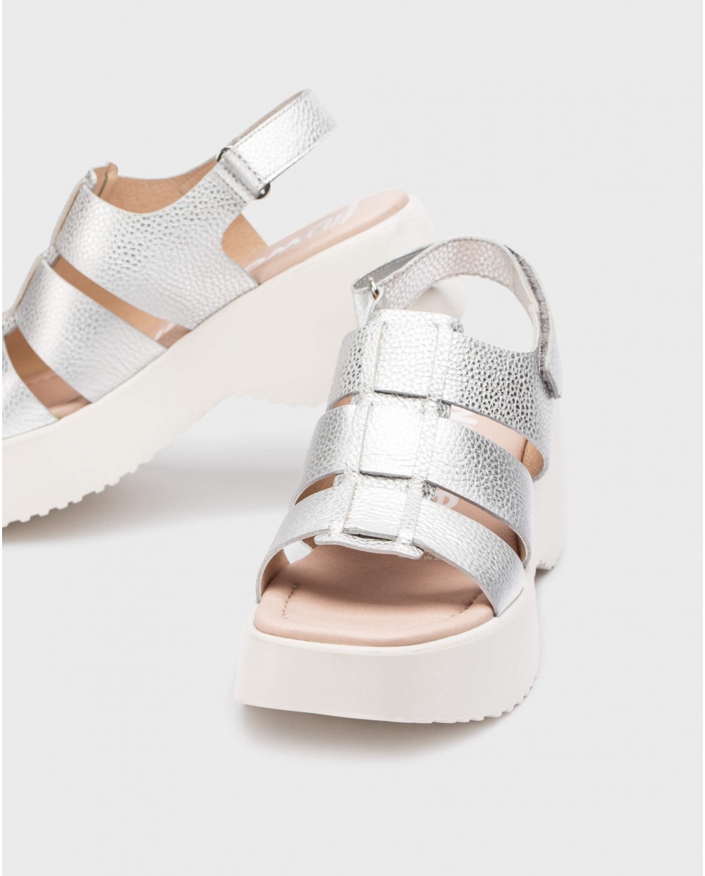 Silver NORA sandals