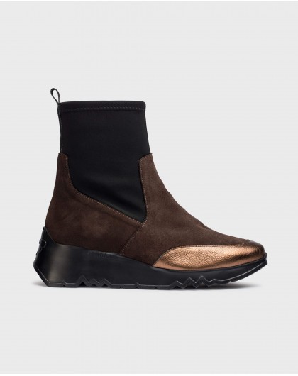 Brown SINGAPUR Ankle Boots