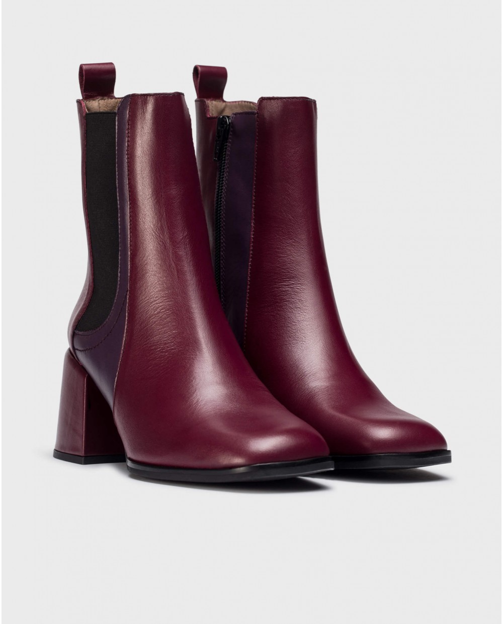 Burgundy RORI ankle boots